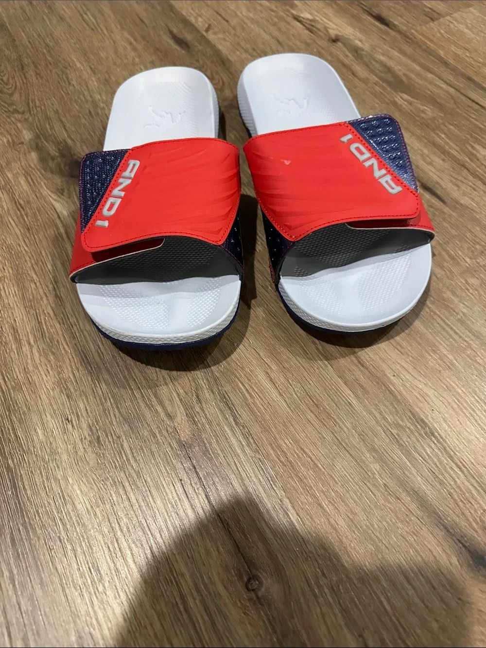 And1 Red White and Blue Men's Slide Sandals